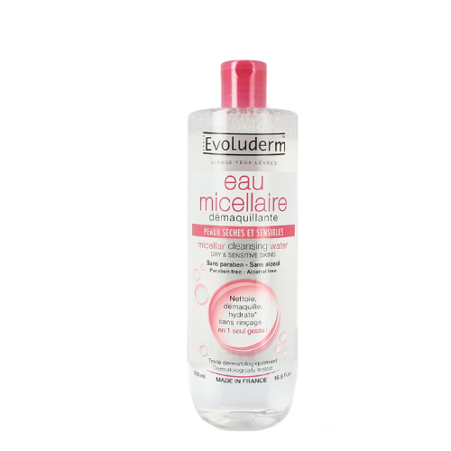 Evoluderm Eau Miccelaire Peaux Sèches